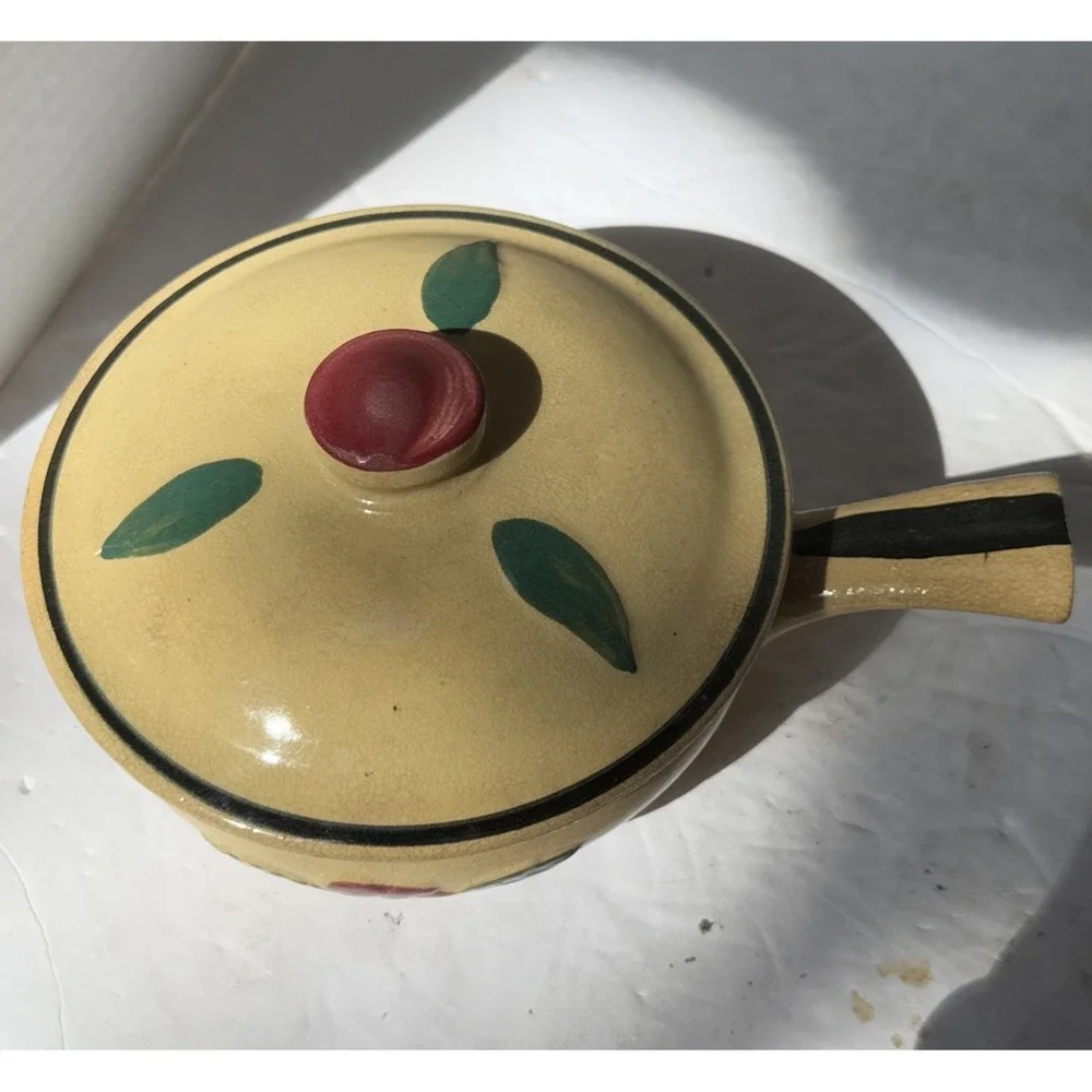 1 RARE Watt Rio‎ Rose Indivdual Casserole with Lid